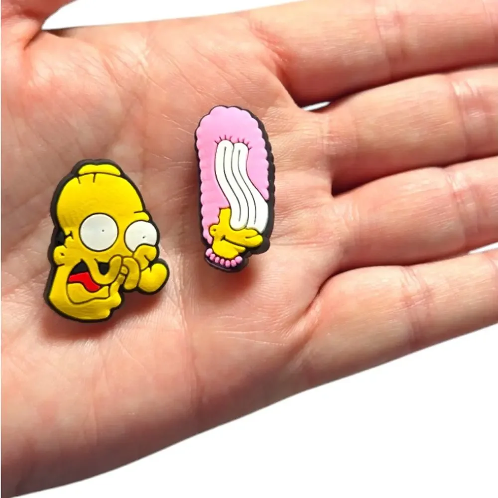 8 pc Homer, Bart, Lisa, Marge Shoe Charms | Shoe Accessories - Picture 3 of 4